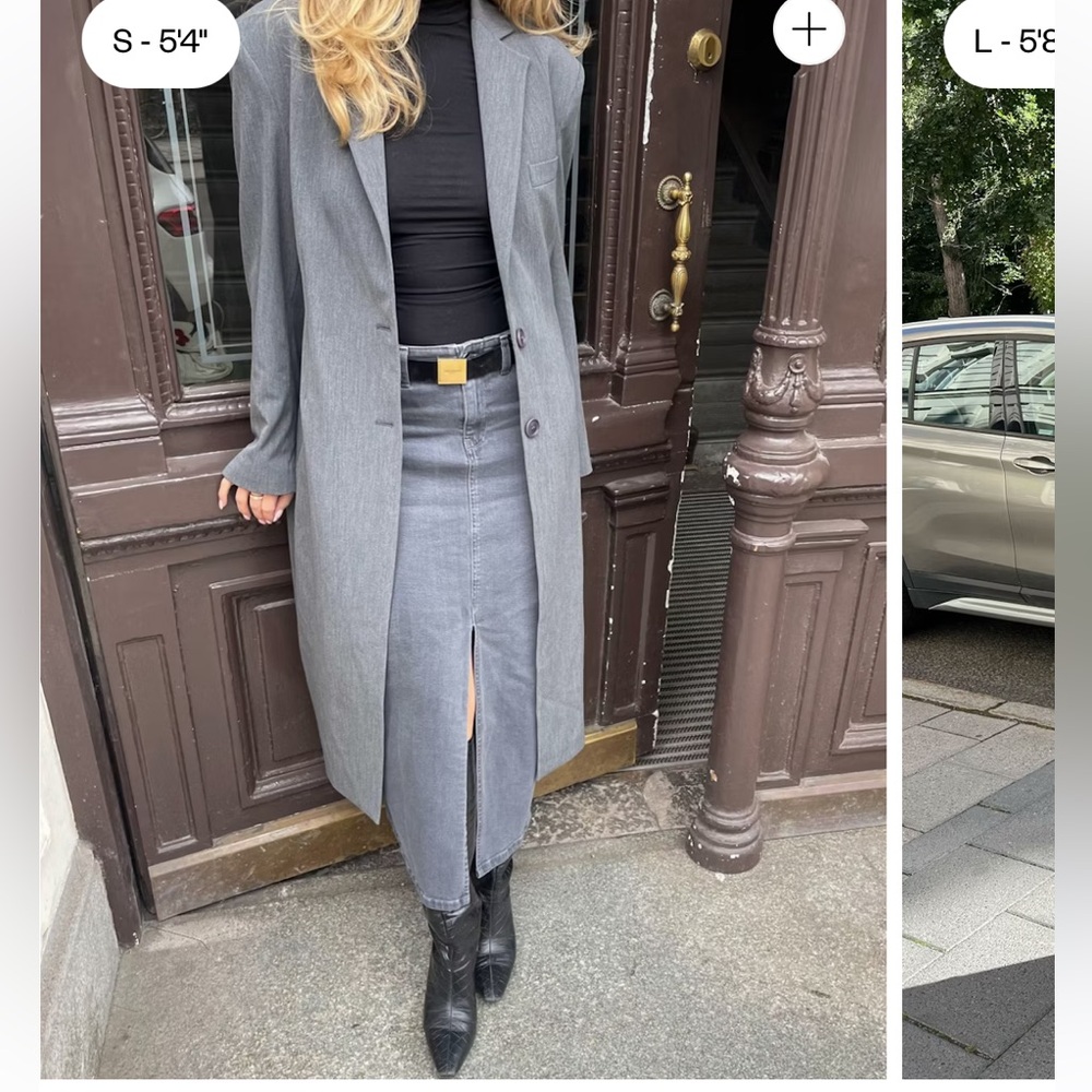 Djerf Avenue Forever Coat Grey